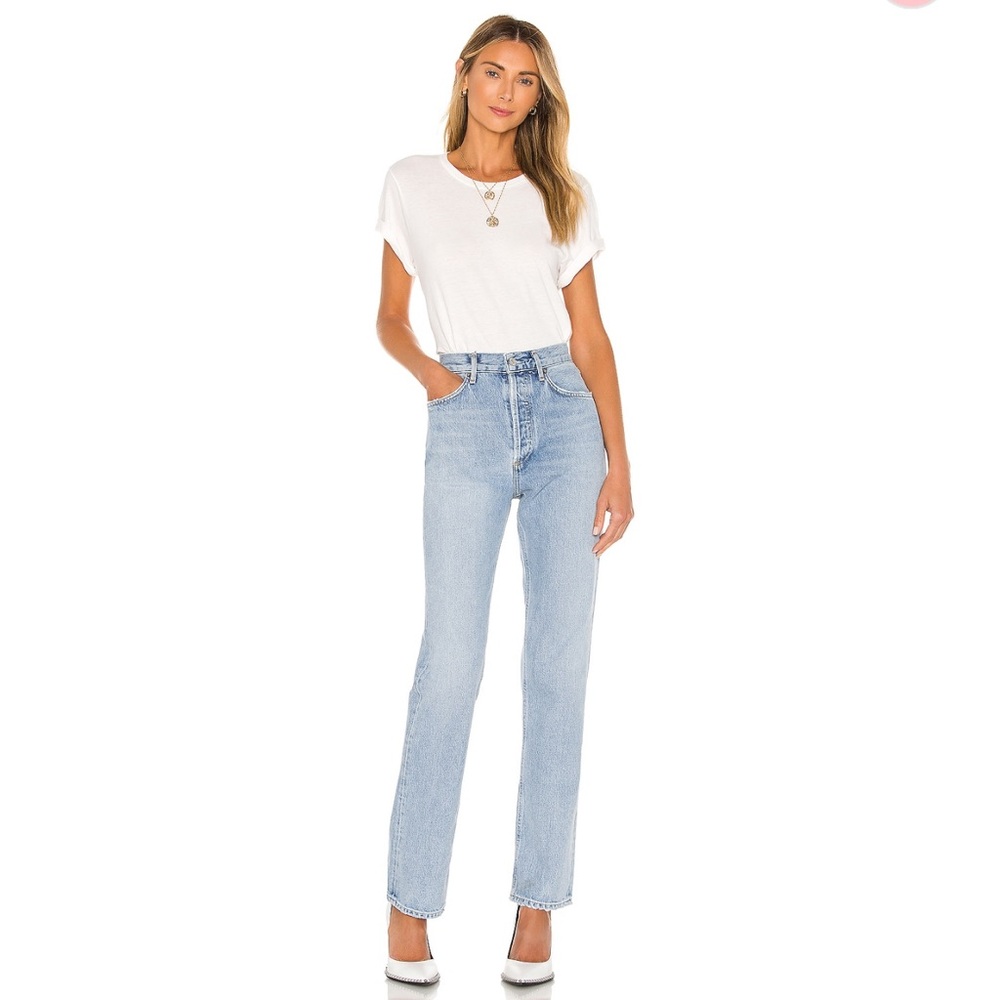AGOLDE LANA Jean in Riptide Size 31. like new barely worn